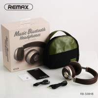 

												
												Remax RB-500HB Wireless Bluetooth Music Headphone